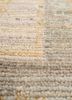 erbe blue wool hand knotted Rug - CloseUp erbe blue wool hand knotted Rug - CloseUp