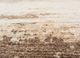 entropy beige and brown wool hand knotted Rug - CloseUp