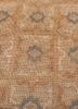 erbe red and orange wool hand knotted Rug - CloseUp
