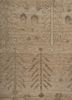 erbe beige and brown wool hand knotted Rug - CloseUp erbe beige and brown wool hand knotted Rug - CloseUp
