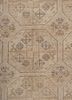 erbe beige and brown wool hand knotted Rug - CloseUp erbe beige and brown wool hand knotted Rug - CloseUp