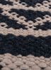 abrash grey and black wool flat weaves Rug - CloseUp abrash grey and black wool flat weaves Rug - CloseUp