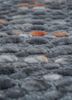 abrash grey and black wool flat weaves Rug - CloseUp abrash grey and black wool flat weaves Rug - CloseUp