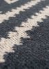 bedouin blue wool flat weaves Rug - CloseUp bedouin blue wool flat weaves Rug - CloseUp