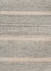 indusbar grey and black wool flat weaves Rug - CloseUp