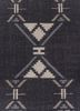 bedouin grey and black wool flat weaves Rug - CloseUp bedouin grey and black wool flat weaves Rug - CloseUp