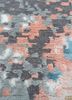 entropy ivory wool and viscose hand knotted Rug - CloseUp entropy ivory wool and viscose hand knotted Rug - CloseUp
