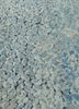 azalea blue bamboo silk hand knotted Rug - CloseUp