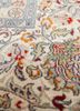 gulmarg red and orange silk hand knotted Rug - CloseUp