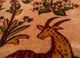 gulmarg green silk hand knotted Rug - CloseUp gulmarg green silk hand knotted Rug - CloseUp