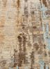 aprezo blue silk hand knotted Rug - CloseUp