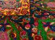 gulmarg red and orange silk hand knotted Rug - CloseUp