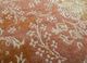 far east red and orange wool and bamboo silk hand knotted Rug - CloseUp far east red and orange wool and bamboo silk hand knotted Rug - CloseUp