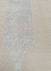zuri ivory wool and bamboo silk hand knotted Rug - CloseUp