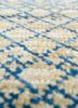 kairos blue wool hand knotted Rug - CloseUp