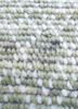 kairos grey and black wool hand knotted Rug - CloseUp