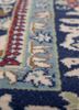 gulnar red and orange wool hand knotted Rug - CloseUp gulnar red and orange wool hand knotted Rug - CloseUp
