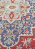 gulnar red and orange wool hand knotted Rug - CloseUp gulnar red and orange wool hand knotted Rug - CloseUp