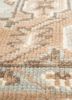 thyme beige and brown wool hand knotted Rug - CloseUp
