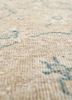 erbe beige and brown wool hand knotted Rug - CloseUp