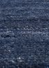 kairos blue wool hand knotted Rug - CloseUp