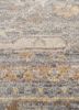 viscaya blue wool hand knotted Rug - CloseUp