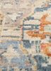 gulnar blue wool hand knotted Rug - CloseUp gulnar blue wool hand knotted Rug - CloseUp