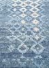 kairos blue wool hand knotted Rug - CloseUp kairos blue wool hand knotted Rug - CloseUp