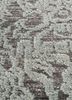 erbe beige and brown wool hand knotted Rug - CloseUp