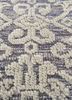 erbe beige and brown wool hand knotted Rug - CloseUp