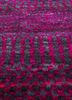 kairos pink and purple wool and silk hand knotted Rug - CloseUp