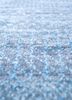 kairos blue wool and viscose hand knotted Rug - CloseUp kairos blue wool and viscose hand knotted Rug - CloseUp