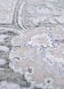 aurora grey and black wool and viscose hand knotted Rug - CloseUp aurora grey and black wool and viscose hand knotted Rug - CloseUp