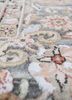 aurora grey and black wool and viscose hand knotted Rug - CloseUp aurora grey and black wool and viscose hand knotted Rug - CloseUp