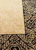 gulnar beige and brown wool and viscose hand knotted Rug - CloseUp gulnar beige and brown wool and viscose hand knotted Rug - CloseUp