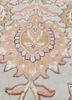 aurora beige and brown wool and viscose hand knotted Rug - CloseUp aurora beige and brown wool and viscose hand knotted Rug - CloseUp