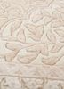 aurora ivory wool and viscose hand knotted Rug - CloseUp aurora ivory wool and viscose hand knotted Rug - CloseUp