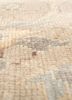 cyanna green wool and viscose hand knotted Rug - CloseUp