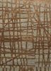free verse by kavi beige and brown wool and silk hand knotted Rug - CloseUp free verse by kavi beige and brown wool and silk hand knotted Rug - CloseUp