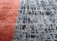 free verse by kavi blue wool and silk hand knotted Rug - CloseUp
