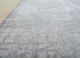 free verse by kavi grey and black wool hand knotted Rug - CloseUp