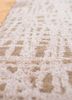 free verse by kavi beige and brown wool and silk hand knotted Rug - CloseUp free verse by kavi beige and brown wool and silk hand knotted Rug - CloseUp