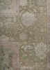 far east green wool and silk hand knotted Rug - CloseUp far east green wool and silk hand knotted Rug - CloseUp