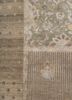 far east beige and brown wool and silk hand knotted Rug - CloseUp far east beige and brown wool and silk hand knotted Rug - CloseUp