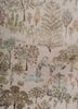 aprezo ivory wool and silk hand knotted Rug - CloseUp aprezo ivory wool and silk hand knotted Rug - CloseUp