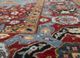 gulnar blue wool hand knotted Rug - CloseUp