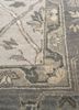 gulnar grey and black wool hand knotted Rug - CloseUp gulnar grey and black wool hand knotted Rug - CloseUp
