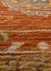 gulnar green wool hand knotted Rug - CloseUp gulnar green wool hand knotted Rug - CloseUp