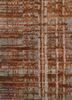 unstring by kavi grey and black wool and bamboo silk hand knotted Rug - CloseUp