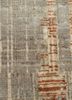 unstring by kavi beige and brown wool and bamboo silk hand knotted Rug - CloseUp